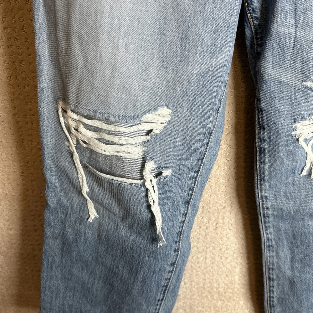 NWT WOMEN'S BLANK NYC JEANS Size 28 The Baxter Ribcage‎ Straight Leg Distressed